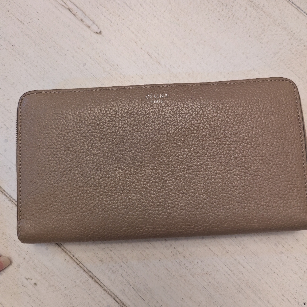 Celine Long Wallet With Coa
